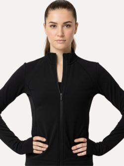 teamjasje zwart dans model ingezoomd