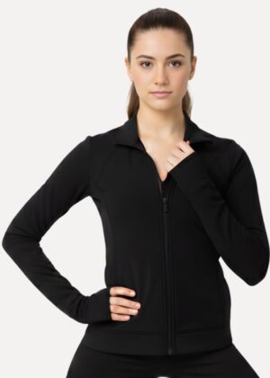 teamjasje zwart dans voorzijde met model