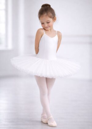 tutu in wit voor kinderen - pavlova - sfeerfoto