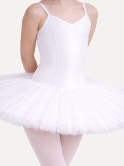 tutu in wit voor kinderen - pavlova - voorzijde