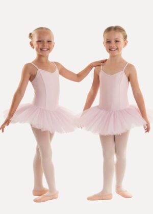 tutu voor ballet voor kinderen in roze - pavlova - 2 meisjes