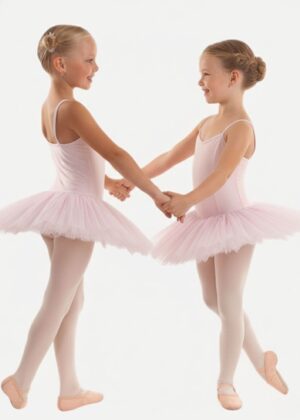 tutu voor ballet voor kinderen in roze - pavlova - zijkant
