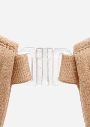 ballet- en dans bh in huidskleur voorsluiting detail