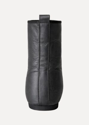 Jazzlaarsjes leer splitzool achterkant