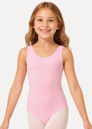 balletpakje-roze-dames-rondo-op-model-vooraanzicht