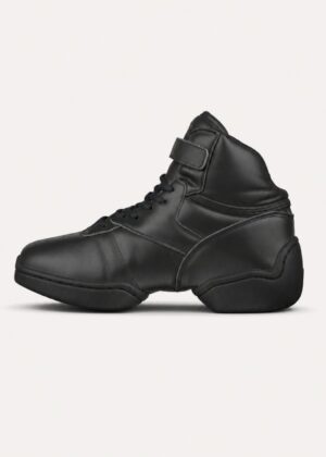 danssneakers-leer-zwart-hoog-rocky