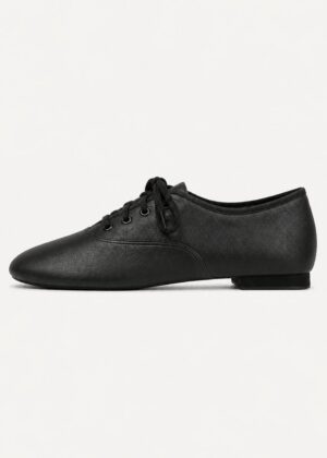 jazzschoenen-leer-zwart-oxford