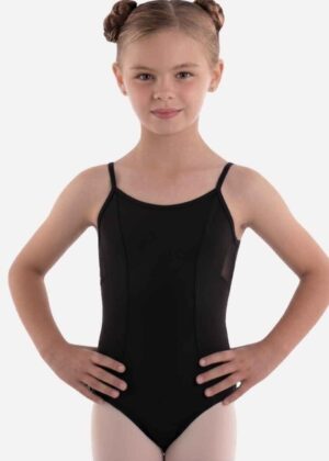 balletpak-zwart-kind-la-danza-maat-14-op-model-vooraanzicht