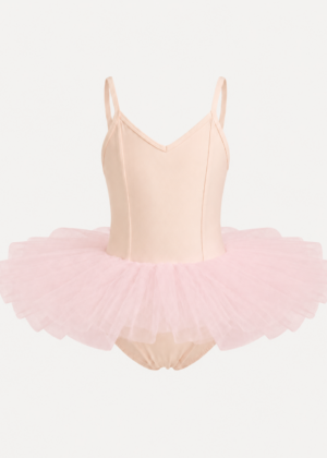 Alternative view of Tutu Pavlova roze sale – roomkleurige tule – maat 3 t/m 12
