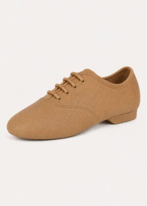 jazzschoenen-van-leer-in-huidskleur-oxford-volwassen-en-kinderen