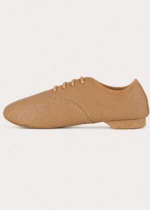 jazzschoenen-van-leer-in-huidskleur-oxford-zij-aanzicht