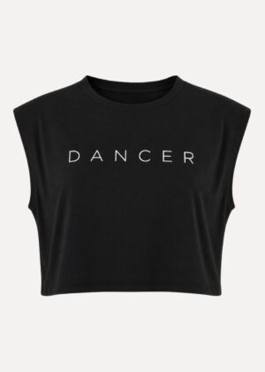 tshirt-dans-zwart-dames-kinderen-dancer