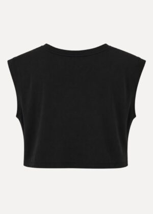 zwart crop t-shirt