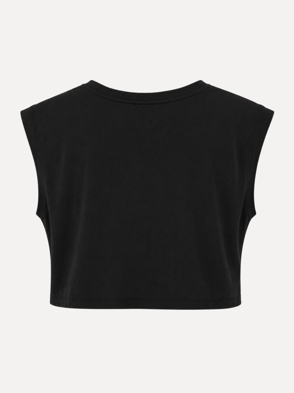 zwart crop t-shirt