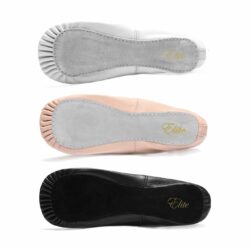 Leren balletschoenen met hele zool | Dancer Dancewear