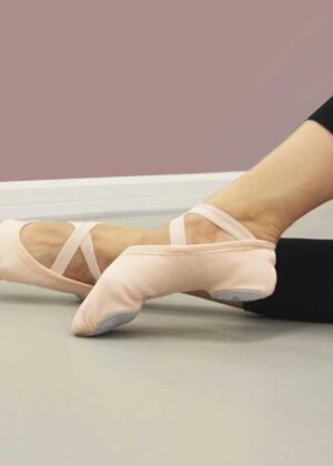 Professionele balletschoenen | Splitzool van elastisch canvas