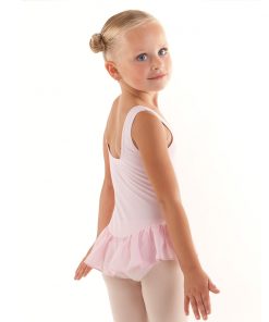 Balletpakje Ballerina | Roze met rokje | Katoen lycra