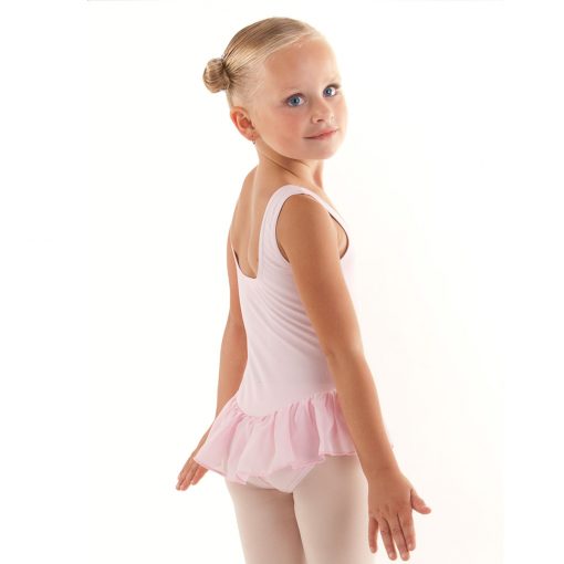 Balletpakje Ballerina | Roze met rokje | Katoen lycra