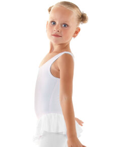 Balletpakje Ballerina | Wit met rokje | Katoen lycra