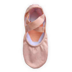 Canvas Balletschoenen | Stretch & Mesh | Splitzool | Zalmroze