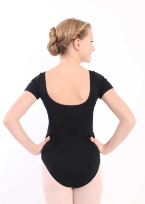 Balletpak Etude | Zwart Tactel® | model met mouwtjes en pinch