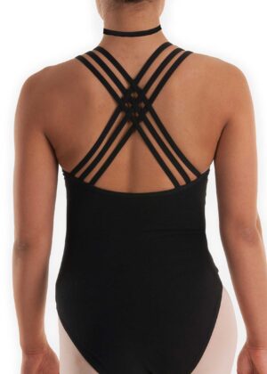 Balletpak Expression | Zwart voor kinderen | 3 gekruiste bandjes