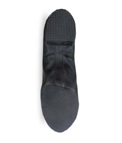 Jazzlaarsjes leer | splitzool jazzboots | Zwart