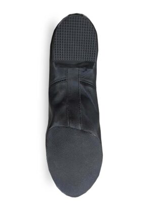 Jazzlaarsjes leer | splitzool jazzboots | Zwart