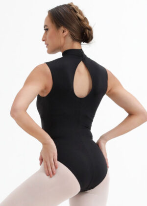 Balletpakje Mystique | Zwart Tactel® | Turtleneck model