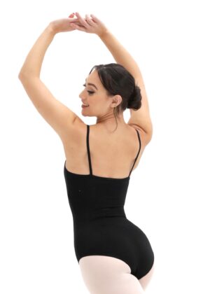 Balletpakje Odette | Zwart en wit | spaghettiband dames