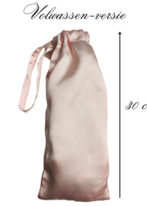 Schoenenzakje satijn | roze | verschillende maten