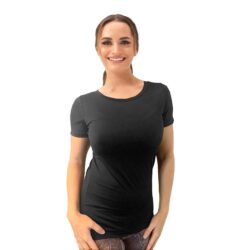 Danstopje Joy | t-shirt zwart met korte mouw | Dames