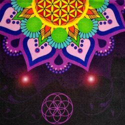 Yoga handdoek "Power of Life"