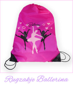 Tasje voor ballet | Ballerina print | Magenta