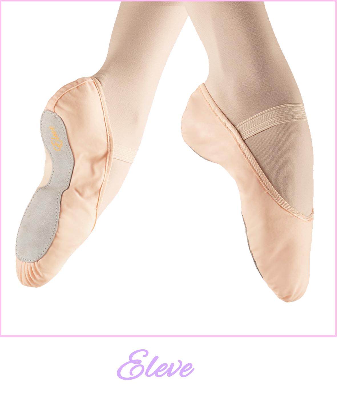 Kinderballetschoenen | Élève balletschoentjes | Roze canvas