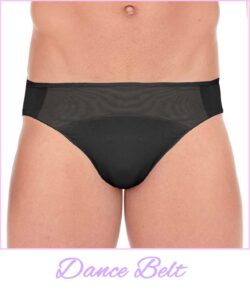 Dance belt | Heren | Zwart | Dansondergoed | Dancer Dancewear