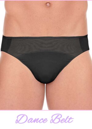 Dance belt | Heren | Zwart | Dansondergoed | Dancer Dancewear
