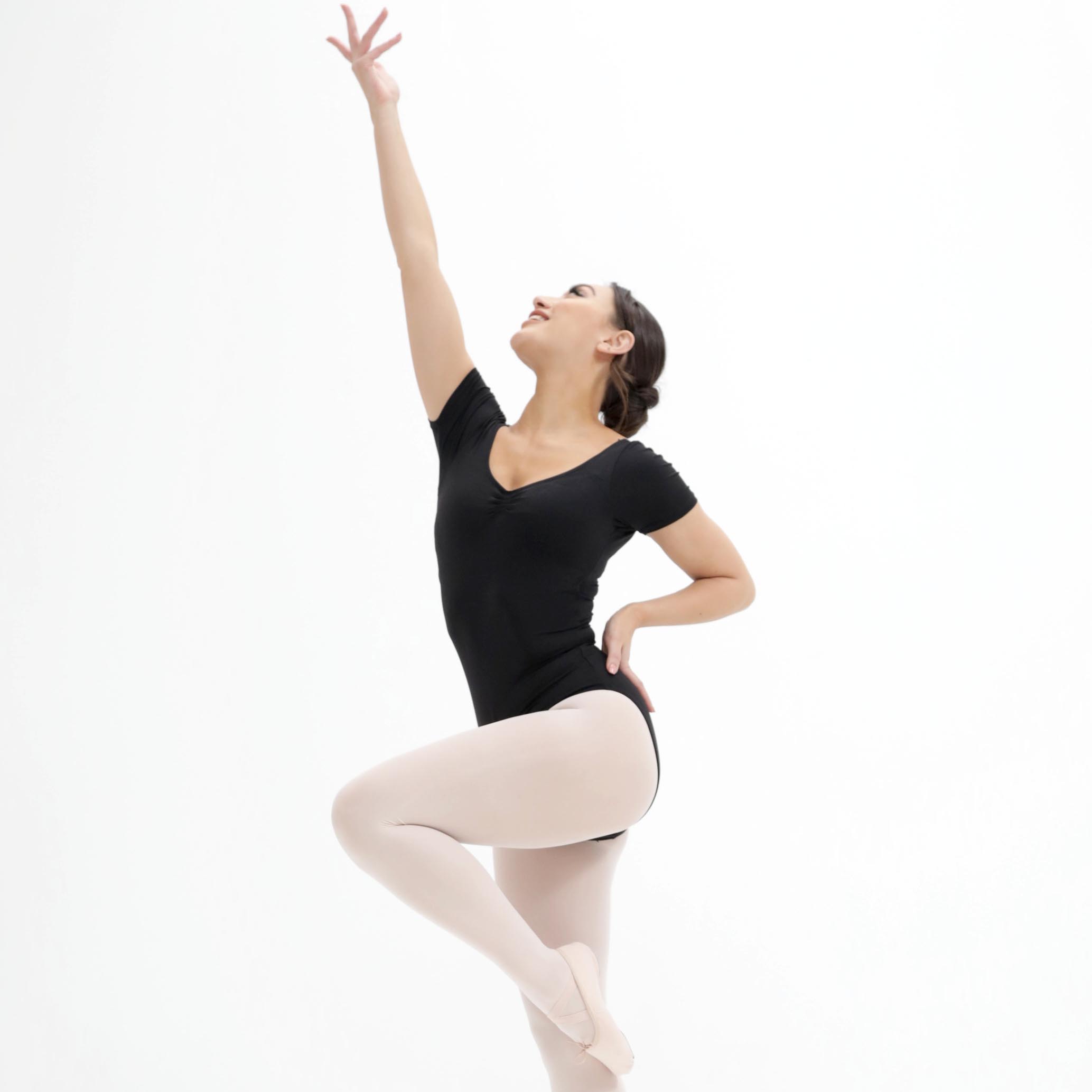 Papillon Balletpakje met Korte Mouw PA4021 | Dames Balletpakje van Katoen