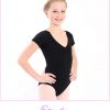 Balletpak Etude | Zwart Tactel® | model met mouwtjes en pinch