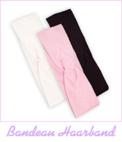 Ballethaarband van katoen/lycra