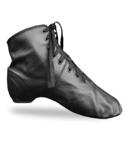 Jazzlaarsjes leer | splitzool jazzboots | Zwart