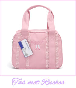 Roze Ballettas | Geborduurde applicatie | Ruches