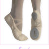 Canvas balletschoenen met splitzool