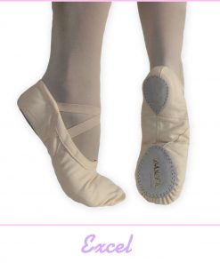 Canvas balletschoenen met splitzool
