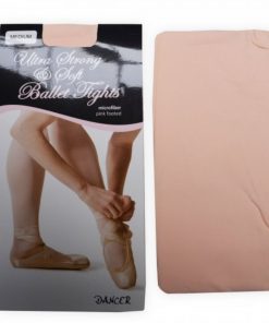 Balletpanty | Met voet | Microfiber | Zalm roze